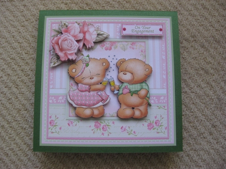 A Bit of Bubbly Anniversary Birthday, Engagement 8x8 Kit by Ellen Morgan
