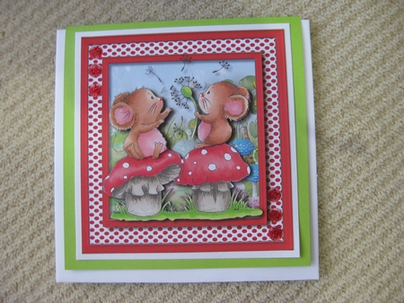 8x8 Mini Kit, Make a Wish Mice  by Ellen Morgan