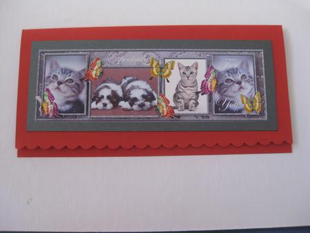 Large Dl Cats and Dogs 1 by Ellen Morgan