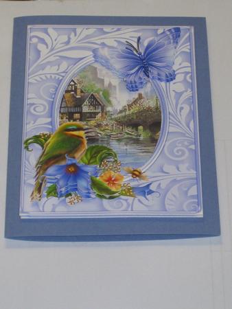 River Front Garden Card Front by Ellen Morgan