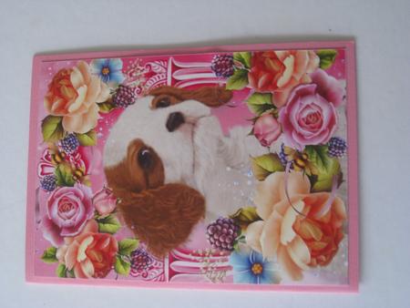 King Charles in Summer Flowers A4 by Ellen Morgan