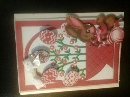 Easter Quilt with Easter Bunny A4 by Emilie Freeman