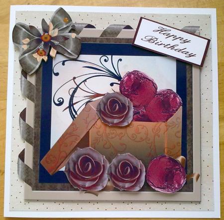 A Girl's Best Friend is Chocolate 8x8 Topper by Emma Duddridge
