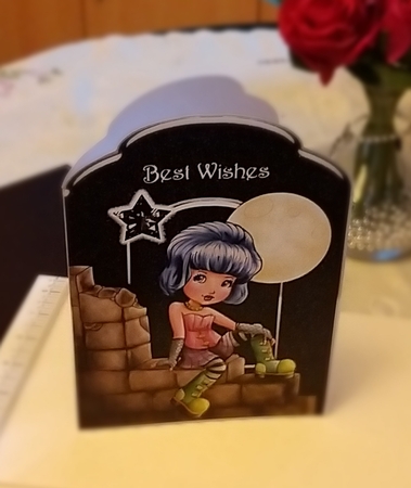 Gothica 1 Scalloped Top Quick Card by emma dunne