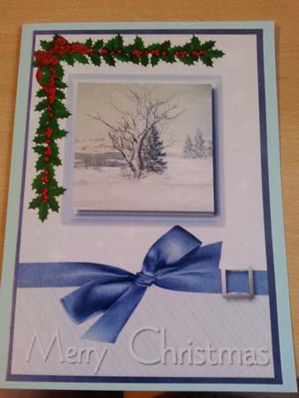 Two Christmas Topper Scenes by emma dunne