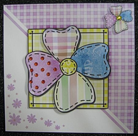 Patchwork Petals Quick Card with Decoupage by Emma Gleave