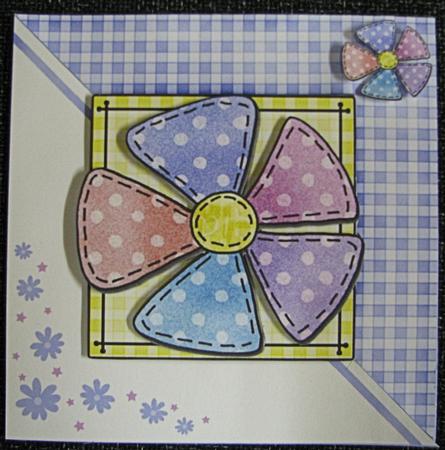 Patchwork Petals Quick Card with Decoupage by Emma Gleave