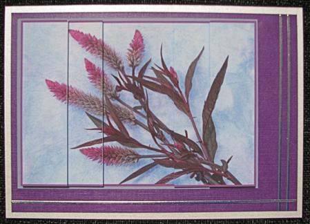 Beautiful Purple Flowers Side Stacker by Emma Gleave