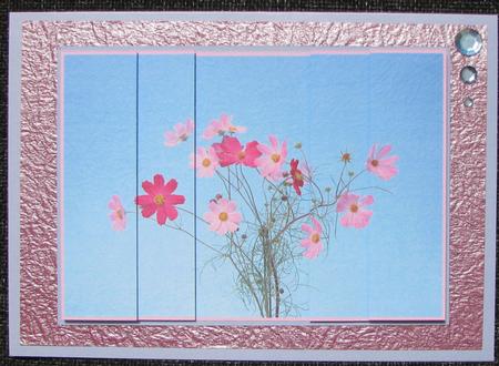 Pretty Pink Flowers Side Stacker by Emma Gleave