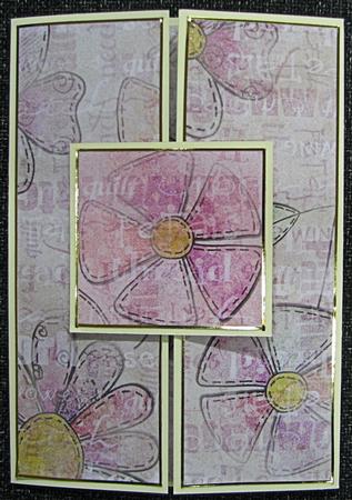 Shabby Summertime Flowers Coloured Backing Papers by Emma Gleave