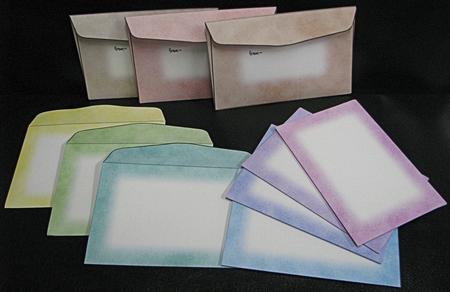 Bumper Value Pack of C6 Envelopes in Shabby Summertime Colours by Emma Gleave