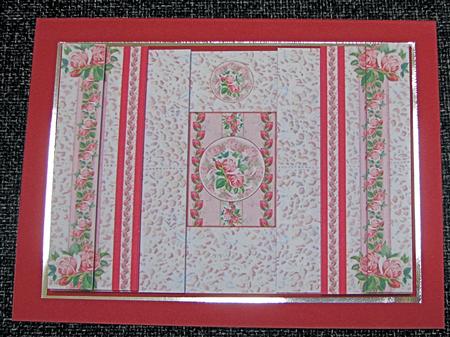 Ruby & Antique Lace Side Stacker by Emma Gleave