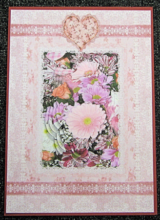 Pink Bouquet Romantica Pyramid by Emma Gleave