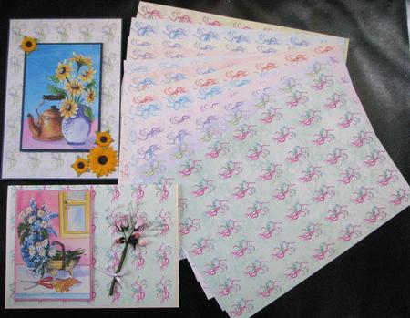 12 Bluebell Background Papers by Emma Gleave