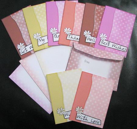 Spotty Dotty Daisy Notelet Set by Emma Gleave