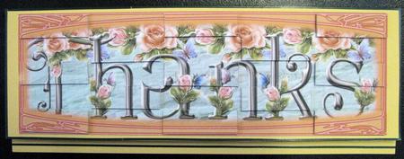 Thanks with Roses Patchoupage by Emma Gleave
