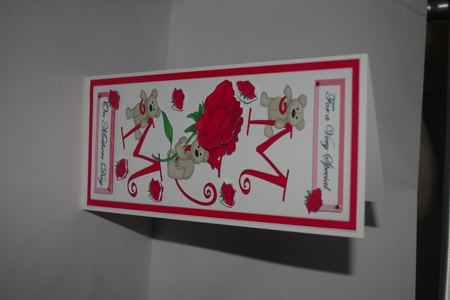 Roses for a Beary Special Mum with Decoupage by Emma Osborne