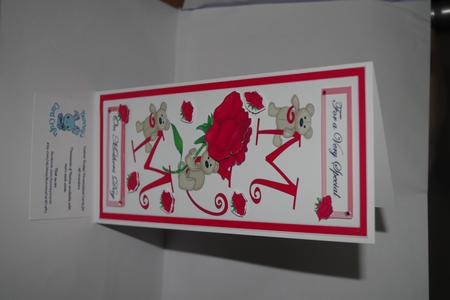 Roses for a Beary Special Mum with Decoupage by Emma Osborne