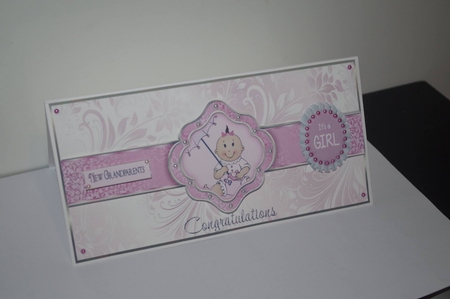 Ribbon Sash Baby Girl Dl by Emma Osborne