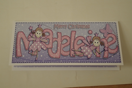 Large Dl Xmas Abbie Fairy Twinkletoes 3D Decoupage by Emma Osborne