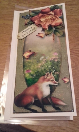 The Curious Fox Large Dl by Emma Osborne