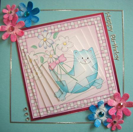 Cute Cat Twisted Pyramage Sheet by Emma Queenin