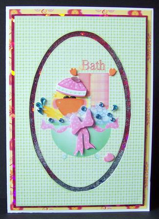 Bubble Bath -spinner Card by Emma Queenin