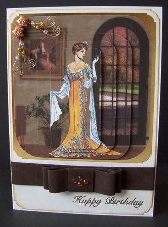 Vintage Lady Waiting for Her Love by Emma Queenin