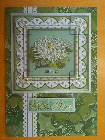 Oriental Lily Anglaise 8in Picture Topper Sheet by Crafty M