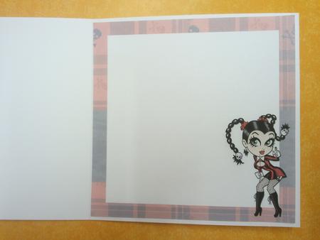 Wanda Wicked -  Gothic Birthday 8x8 Insert by Crafty M