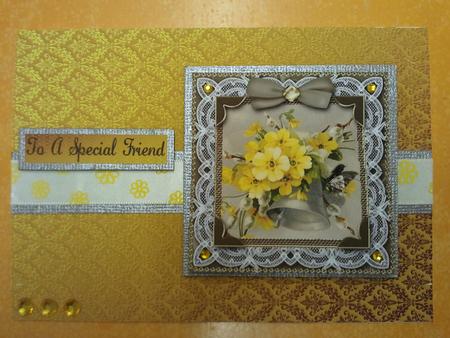 Orange Damask by Crafty M