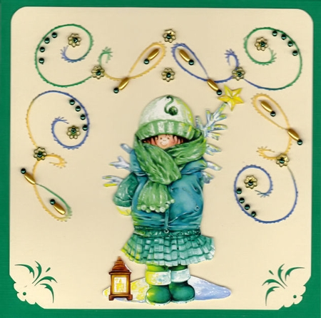 ED155 Christmas border by Emy Van Schaik