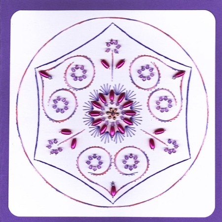 ED158 Floral mandala by Emy Van Schaik