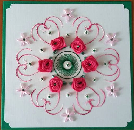 ED164 Mandala flower by Emy Van Schaik