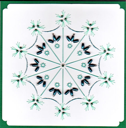 ED180 Aqua Mandala by Emy Van Schaik