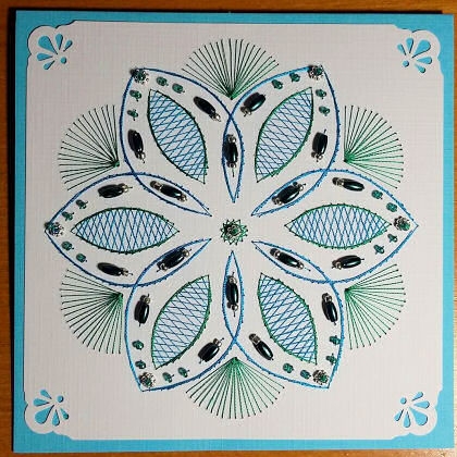 ED184 Mandala flower by Emy Van Schaik