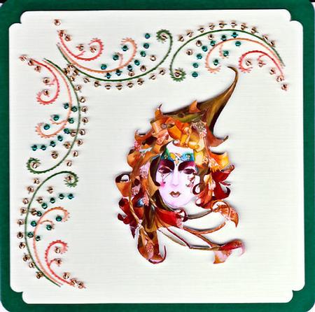 Ed009 Curly Border by Emy Van Schaik