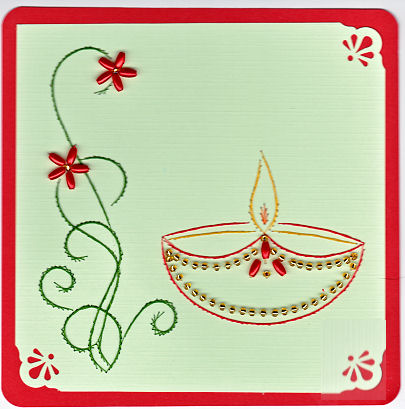 Ed021 Christmas Candle 2 by Emy Van Schaik