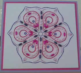 Ed023 Lotus Mandala by Emy Van Schaik
