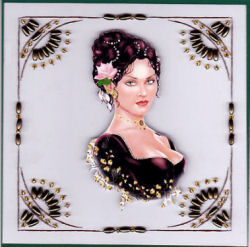 Ed032 Bead Border by Emy Van Schaik