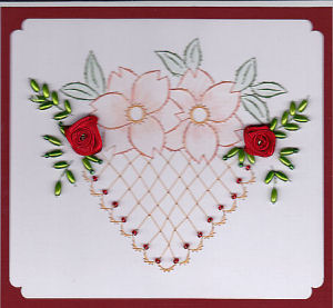 Ed034 Flowered Heart by Emy Van Schaik