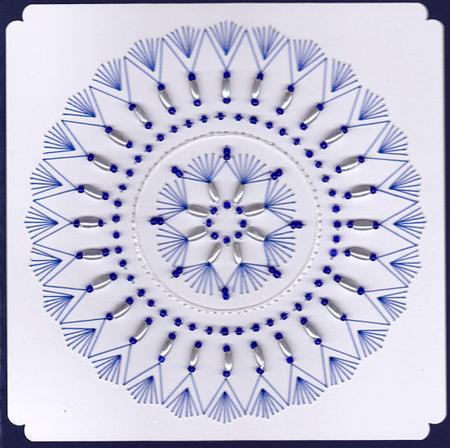 Ed062 Blue Mandala by Emy Van Schaik