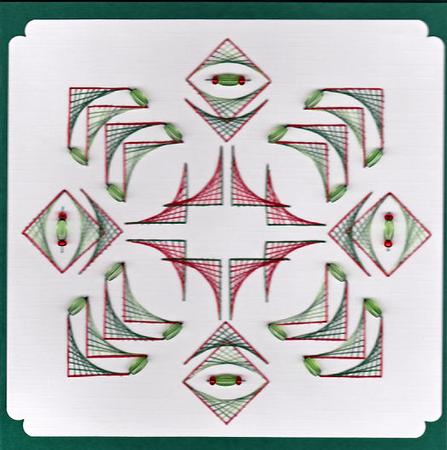 Ed075 Christmas Star Geometric by Emy Van Schaik
