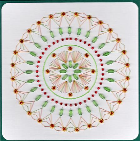 Christmas Mandala by Emy Van Schaik