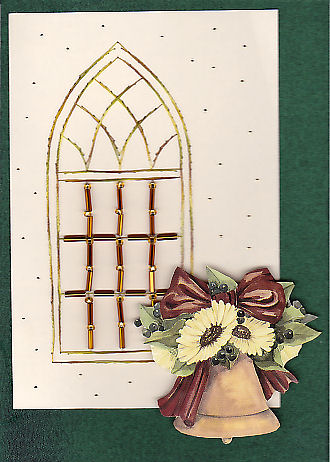 Ed110 Christmas Churchwindow by Emy Van Schaik