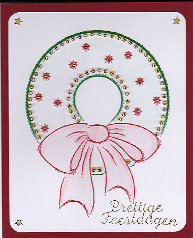 Ed111 Christmas Wreath by Emy Van Schaik