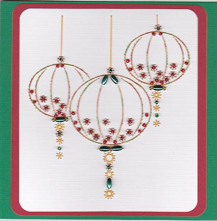 Ed132 Christmas Baubles by Emy Van Schaik