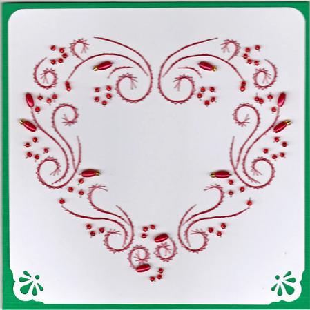 Ed138 Valentine Red Heart by Emy Van Schaik