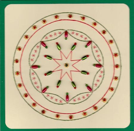 Ed144 Christmas Mandala by Emy Van Schaik