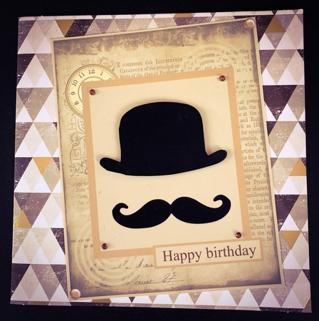 Male birthday greeting card and also Fathers day by Engela Conradie